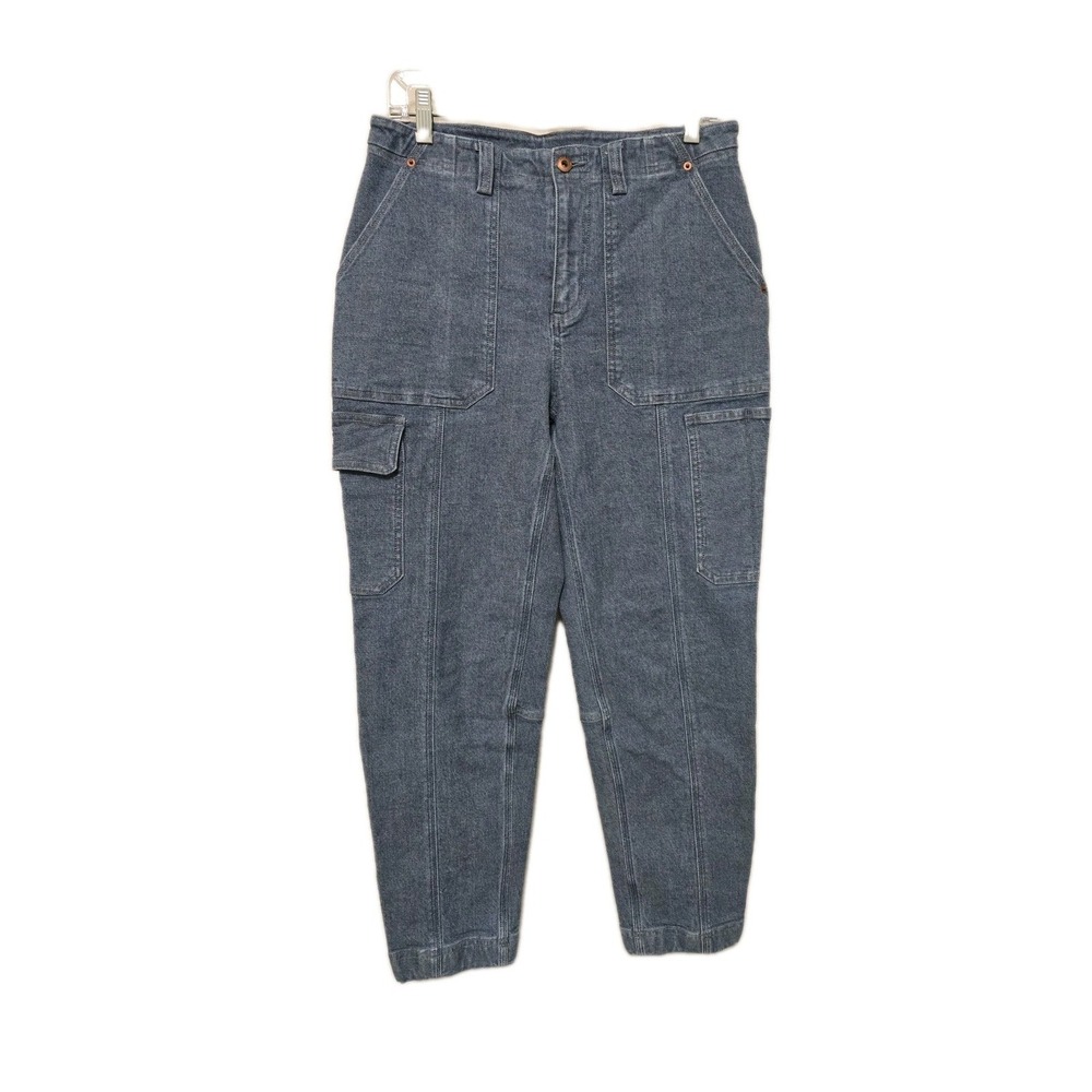 Duluth Trading Co Size 10 Women's DuluthFlex Fire‎ Hose Stovepipe Jeans Cargo